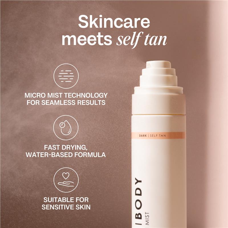 Bali Body Face Tan Mist Dark 100ml - Effortless Tanning