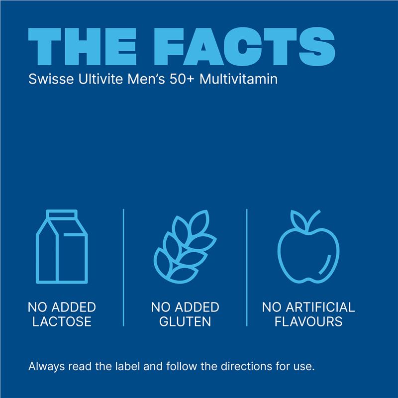 Swisse Mens Multivitamin 50+ 60 Tablets