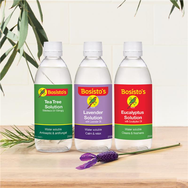 Bosisto's Tea Tree Solution 250ml - Antiseptic & Deodorizing Power