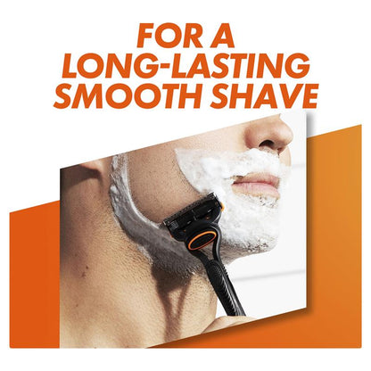 Gillette Fusion Manual Razor + 2 Blade Refills - Precision Shaving for Men