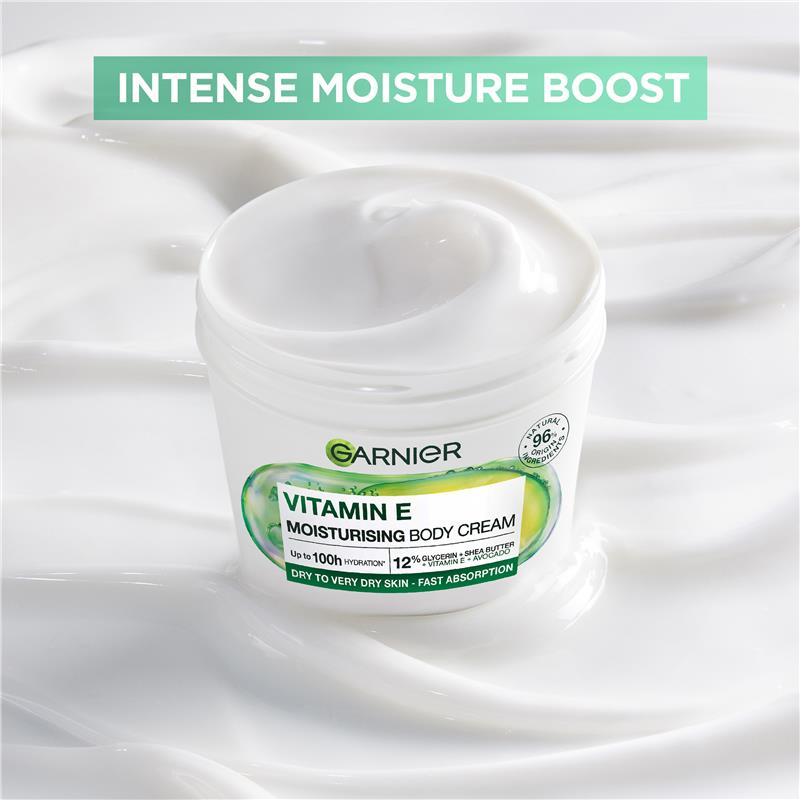 Garnier Body Vitamin E Moisturising Body Cream 380ml