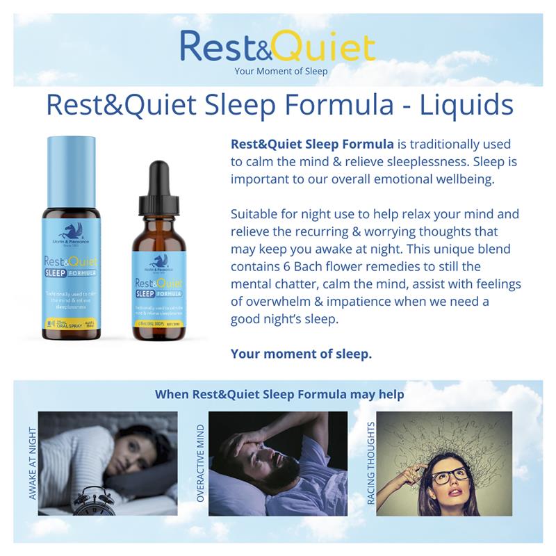 Rest & Quiet Sleep Formula Dropper 15ml