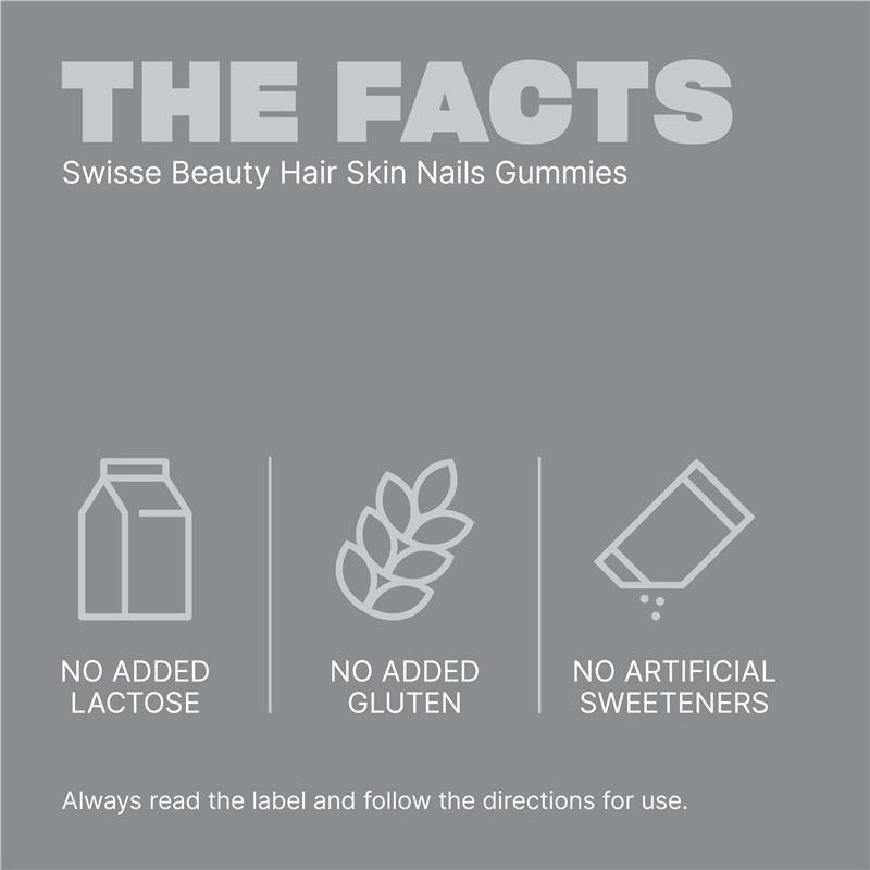 Swisse Beauty Hair Skin Nails Gummies 50 Pack