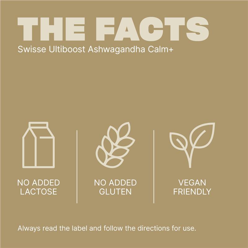 Swisse Ultiboost Ashwagandha Calm+ 60 Pack
