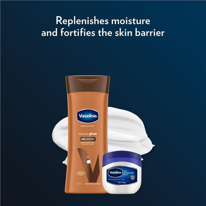 Vaseline Intensive Care Body Lotion Cocoa Glow 225ml - Rich Moisture for Radiant Skin