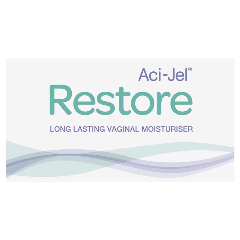 Aci-Jel Restore 6x6.5g Single-Use Vaginal Moisturizer, 18 Day Supply