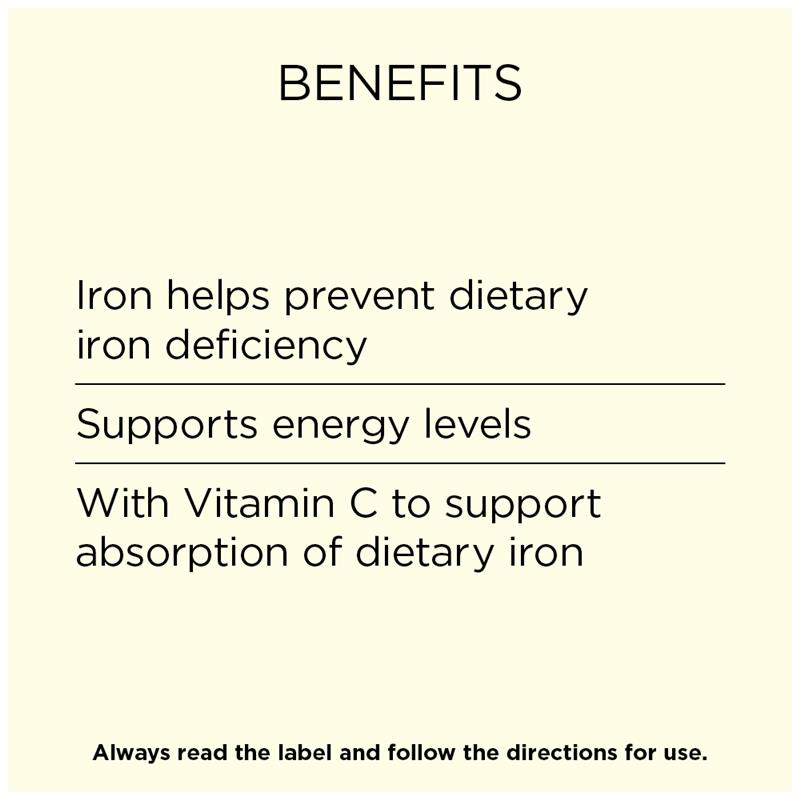 GO Healthy Iron + Vitamin C 30 Hard Capsules
