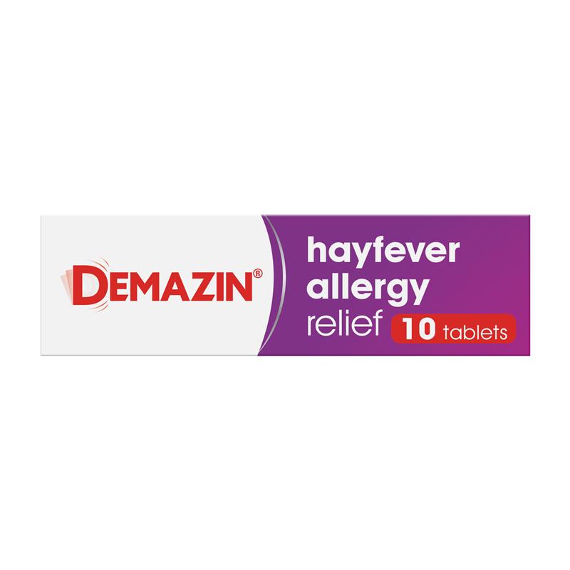 Demazin Allergy & Hayfever Relief Tablets - 10 Tablets