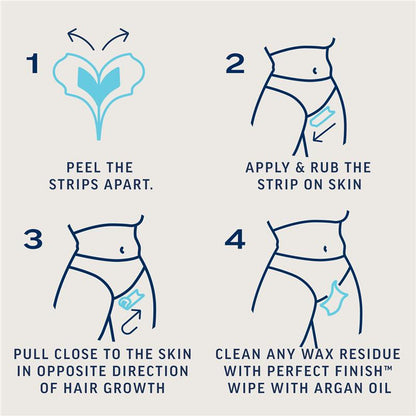 Veet Expert Cold Wax Strips Bikini 16 Pack