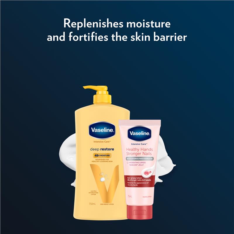 Vaseline Intensive Care Body Lotion Deep Restore 750ml - Deep Moisture for Healthy Skin