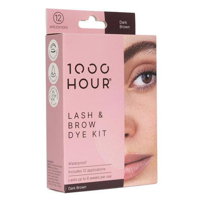 1000 Hour Eyelash & Brow Dye Kit Dark Brown