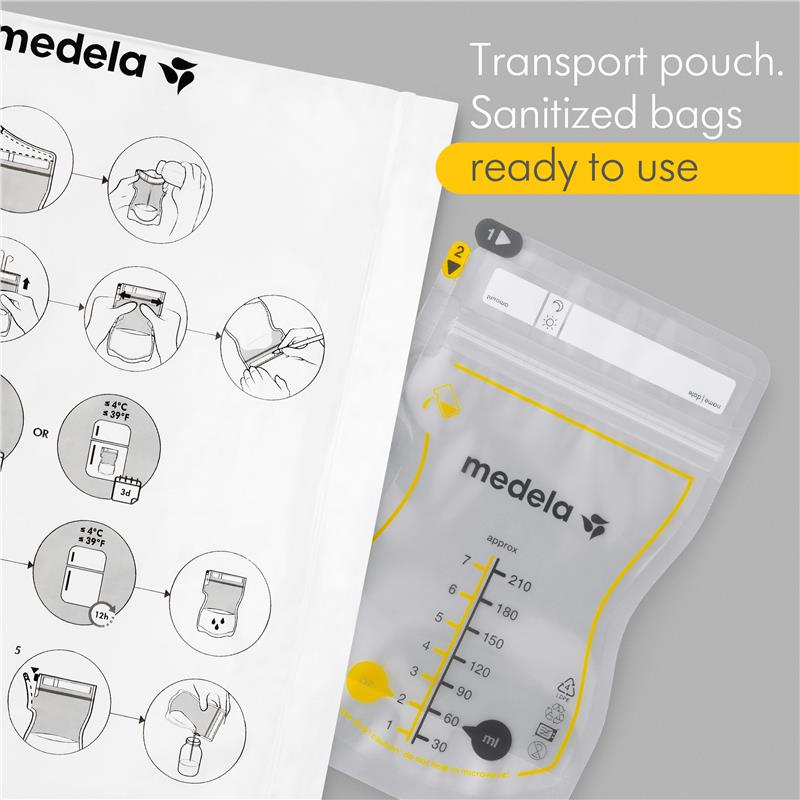 Medela Easy Pour Breast Milk Storage Bags - 50 Pack