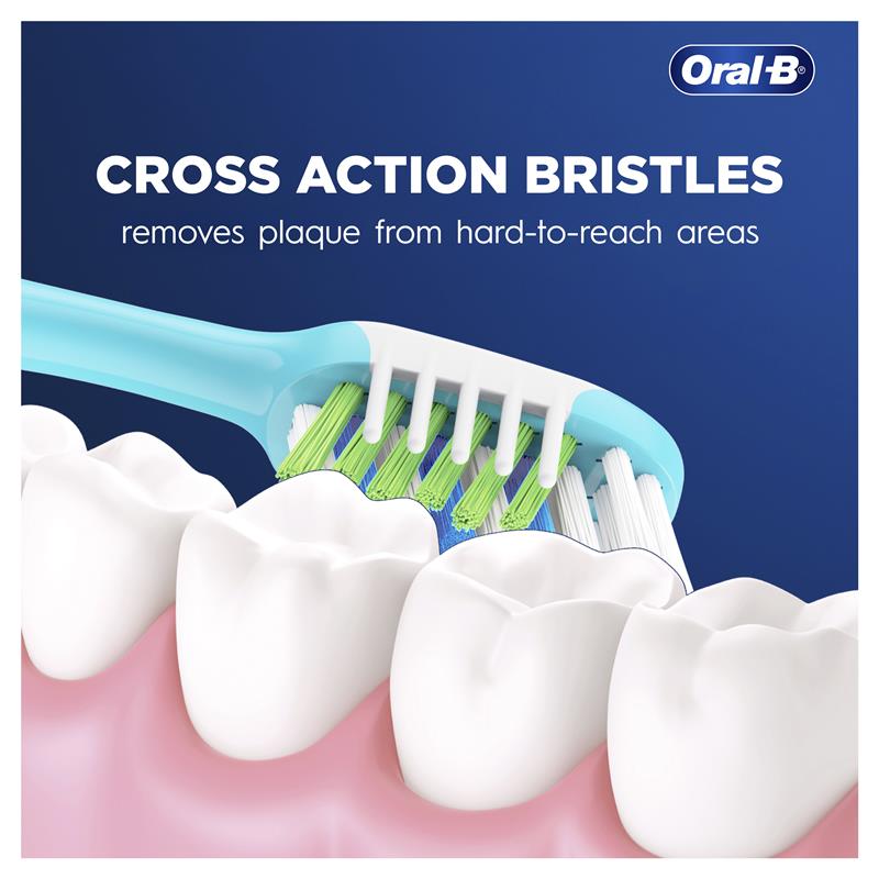 Oral-B Cross Action Indicator Toothbrush 3 Pack