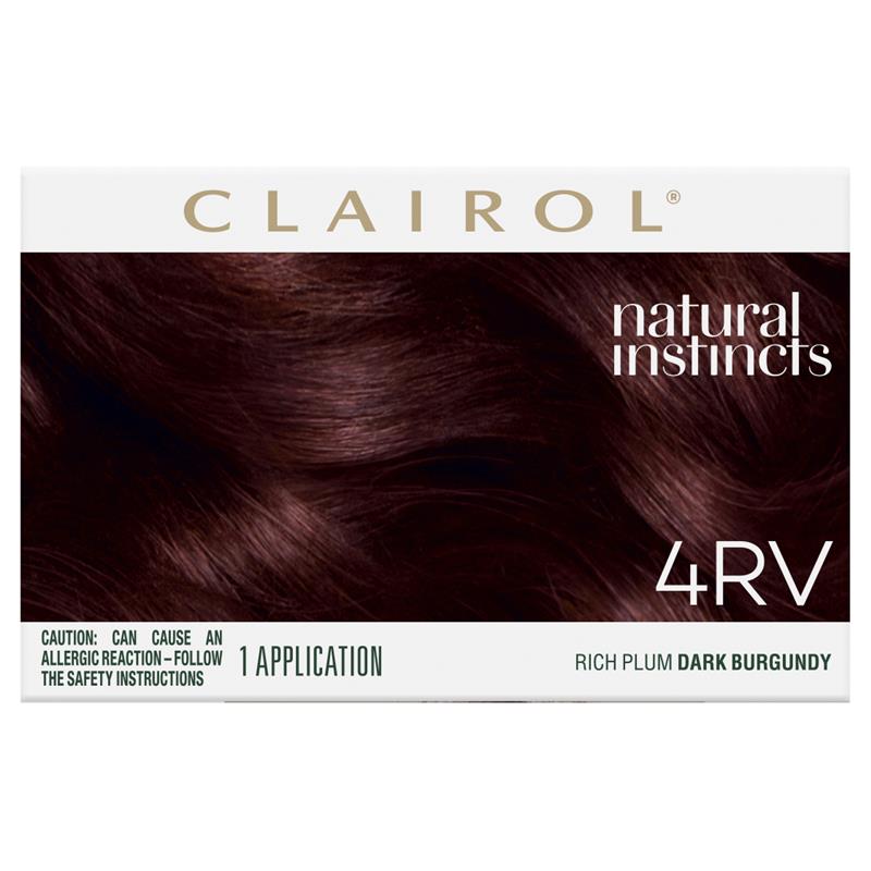 Natural Instincts 4RV Dark Burgundy Semi Permanent Hair Colour