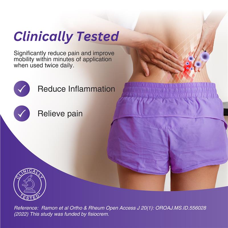 Fisiocrem Solugel 120g - Natural Pain Relief Gel for Muscle Recovery