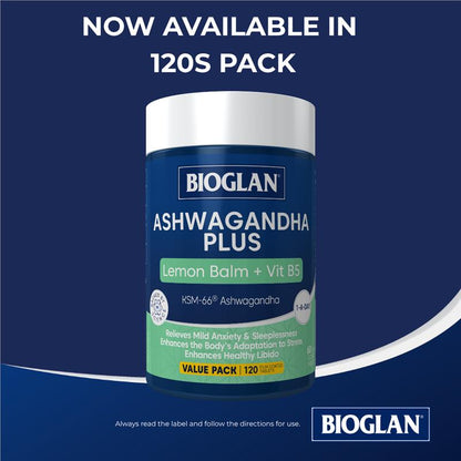Bioglan Ashwagandha Plus 60 Tablets