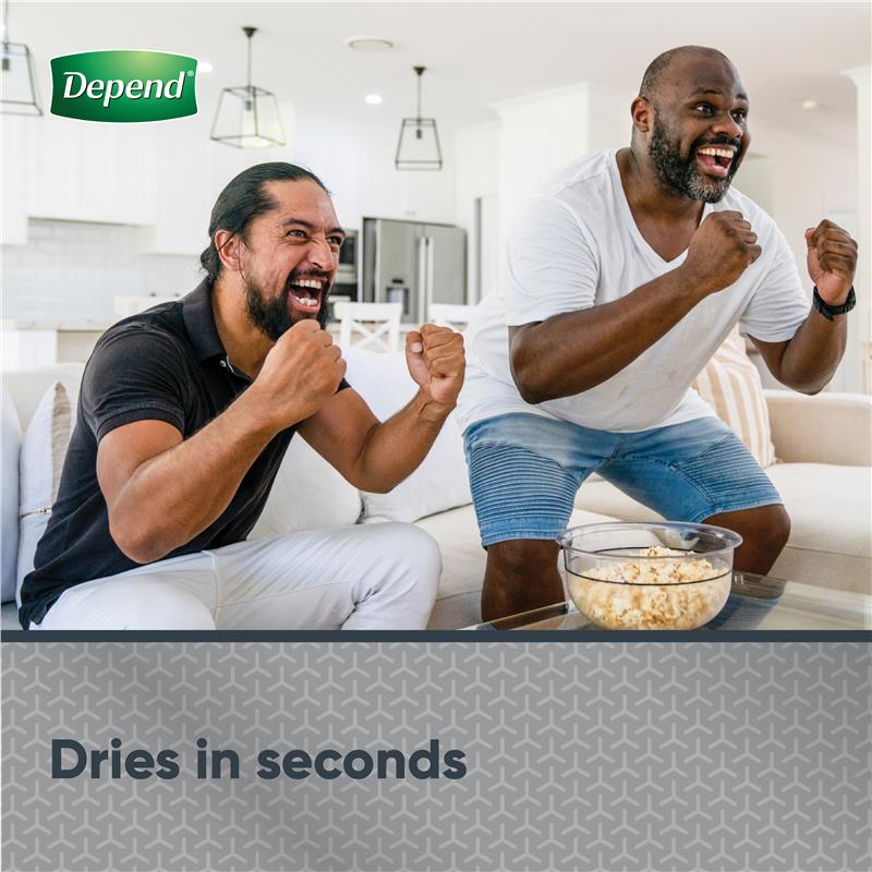 Depend Men Washable Incontinence Underwear Medium - Comfort & Confidence
