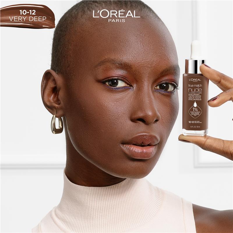 L'Oreal Paris True Match Nude Plumping Tinted Serum 10-12 Deep