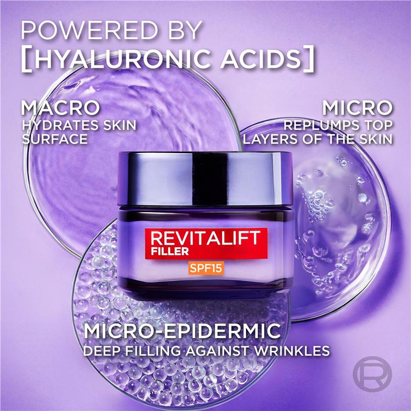 L'Oreal Paris Revitalift Filler SPF 15 Day Cream 50ml