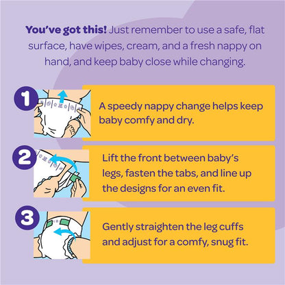 BabyLove Cosifit Newborn Nappies Size 1 (Up To 5kg) 84 Pack