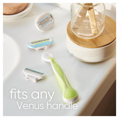 Gillette Venus Extra Smooth Women's 5-Blade Razor Refills, 4- Blades