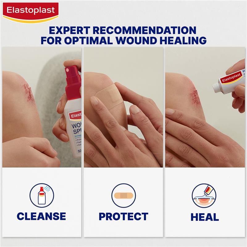 Elastoplast Flexible Fabric Strips XXL - 5 Pack for Large Wounds