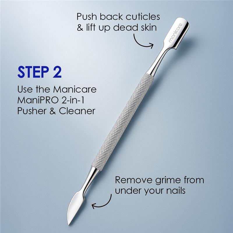 Manicare ManiPRO 2-In-1 Cleaner & Pusher Japanese Stainless Steel