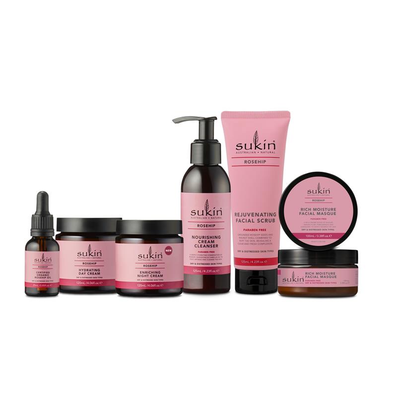 Sukin Certified Organic Rose Hip Oil 25ml for Skin Nourishment