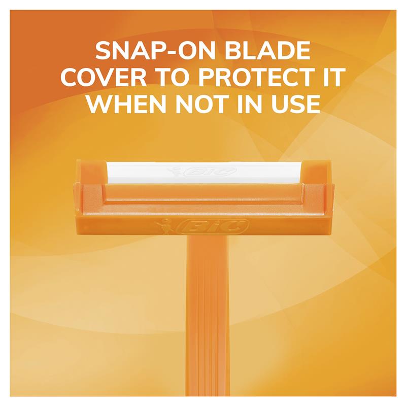 BIC 1 Sensitive Men's Disposable Razor - Single Blade, 10 Razor