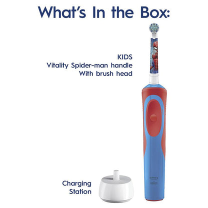 Oral-B Vitality Kids Electric Toothbrush - Spiderman Design