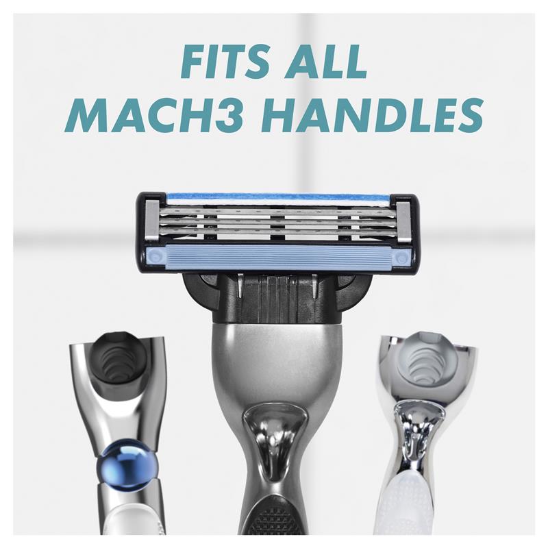 Gillette Mach 3 Turbo 3D Cartridges Value Pack 10 Count