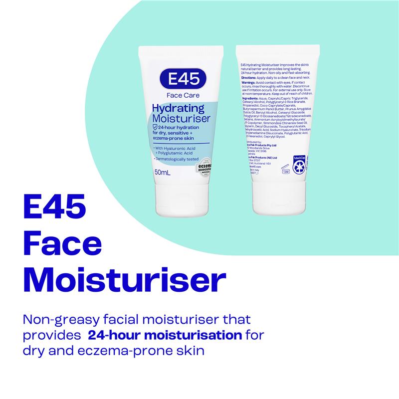 E45 Face Moisturiser 50ml