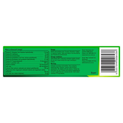 Berocca Energy Mango And Orange 15 Effervescent Tablets