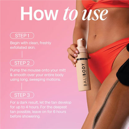 Bali Body Ultra Dark Self Tanning Mousse 200ml