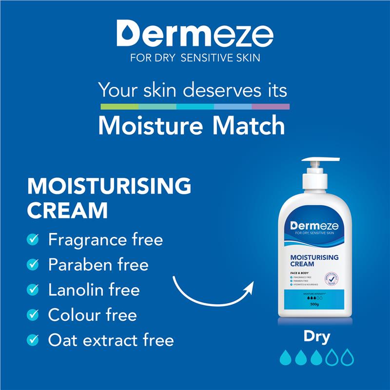 Dermeze Moisturising Cream 500g
