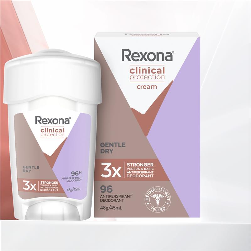 Rexona Women Clinical Protection Gentle Dry Antiperspirant 45ml