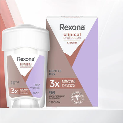 Rexona Women Clinical Protection Gentle Dry Antiperspirant 45ml