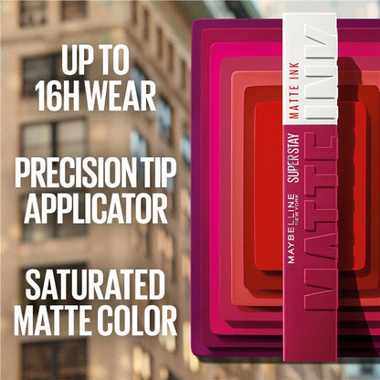 Maybelline Superstay Matte Ink Liquid Lipstick Pinks Savant