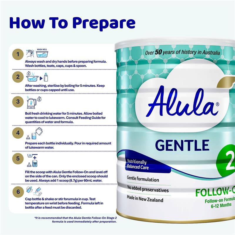 Alula Original Stage 2 Follow-On Formula 6-12 Months 900g