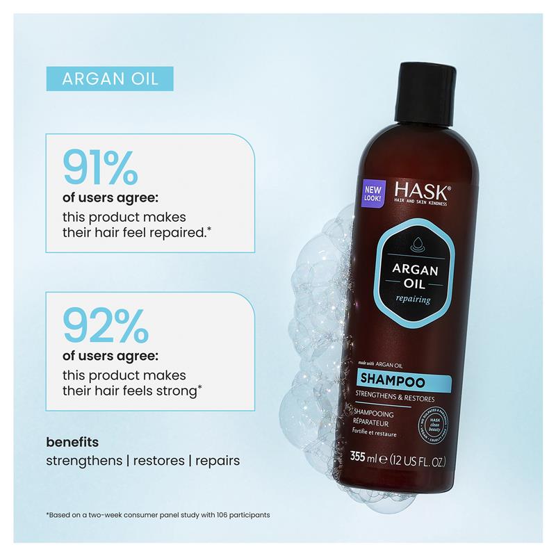 Hask Argan Oil Repairing Shampoo 355ml