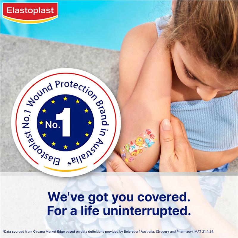 Elastoplast Kids Waterproof Strips - 20 Pack