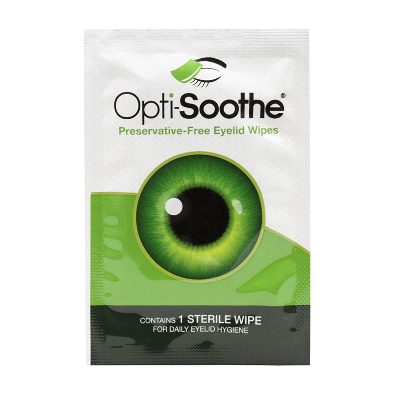 Opti-Soothe Preservative-Free Eyelid Wipes - 30 Wipes for Daily Hygiene