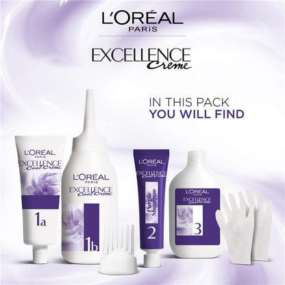 L'Oreal Paris Excellence Cool Creme Permanent Hair Colour 4.11 Ultra Ash Brown