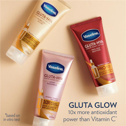Vaseline Gluta-Hya Serum Boost Lotion Dewy Radiance 200ml - Hydrate & Illuminate