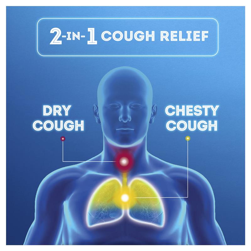 Vicks VapoDrops Dry + Chesty Cough Relief 24 Lozenges