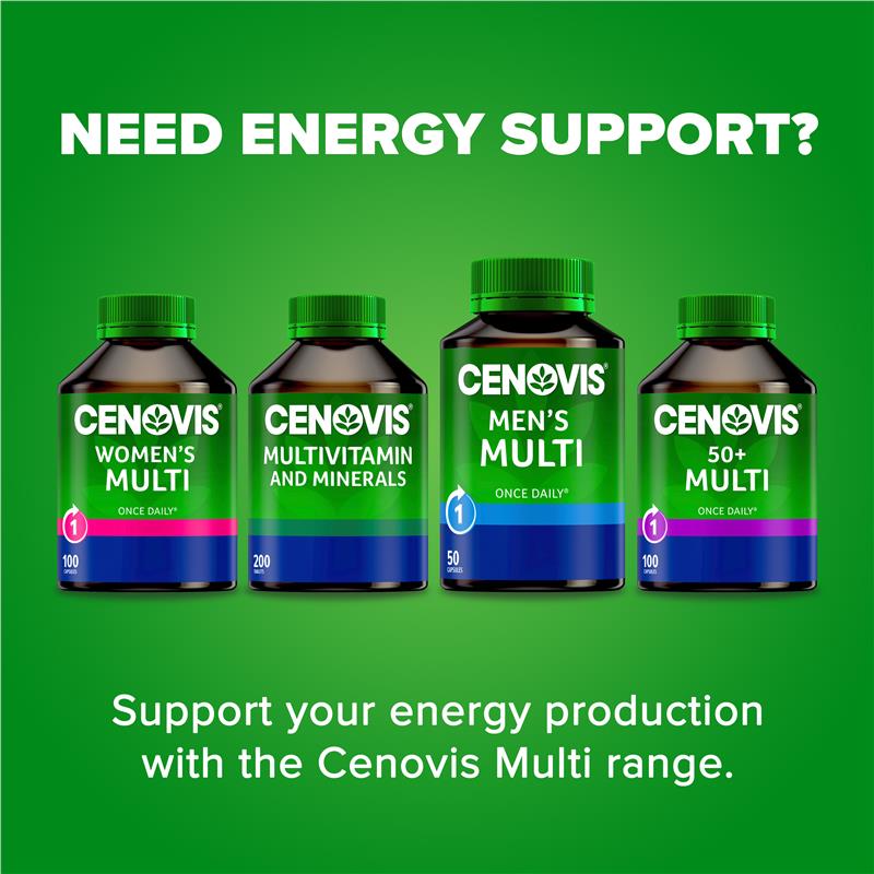 Cenovis Once Daily Mens Multi 50 Capsules