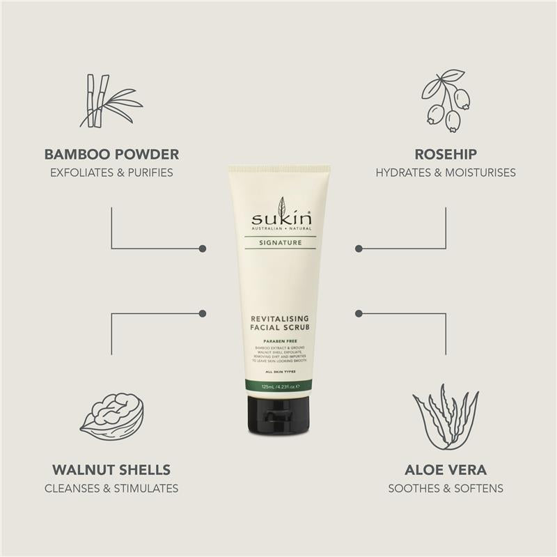 Sukin Signature Revitalising Facial Scrub 125mL