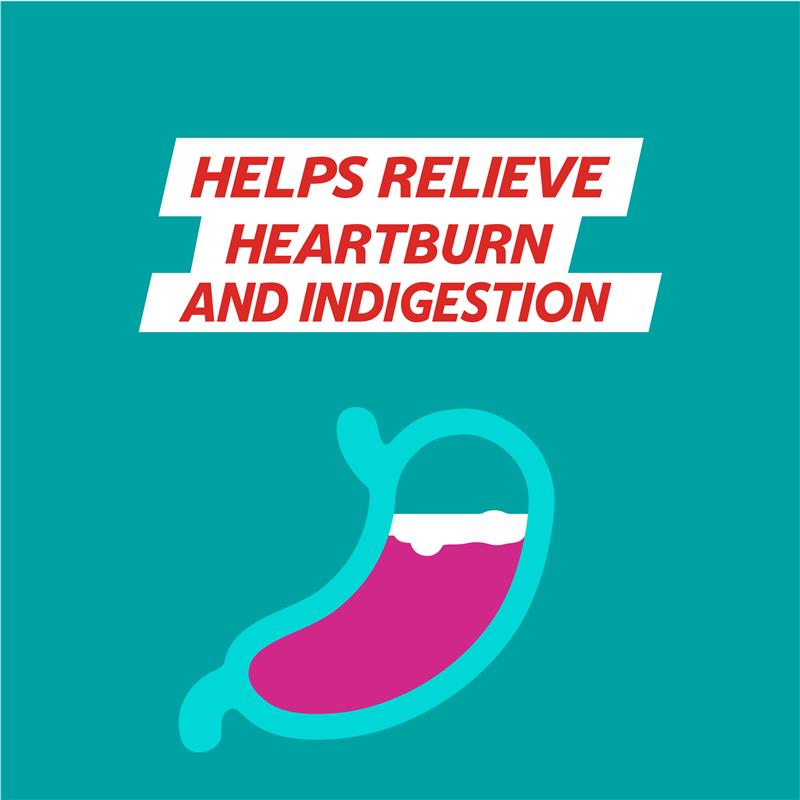 Gaviscon Extra Strength Peppermint 60 Chewable Tablets - Maximum Heartburn Relief