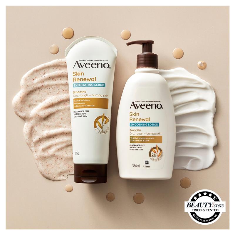 Aveeno Skin Renewal Smoothing Fragrance Free Body Lotion 354ml
