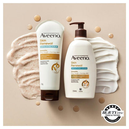 Aveeno Skin Renewal Smoothing Fragrance Free Body Lotion 354ml
